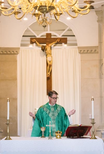 Join Fr. Martin for Mass in the Augustine Institute Chapel